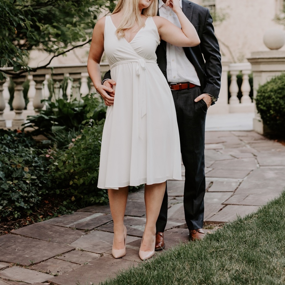 Ali & Jay white dress